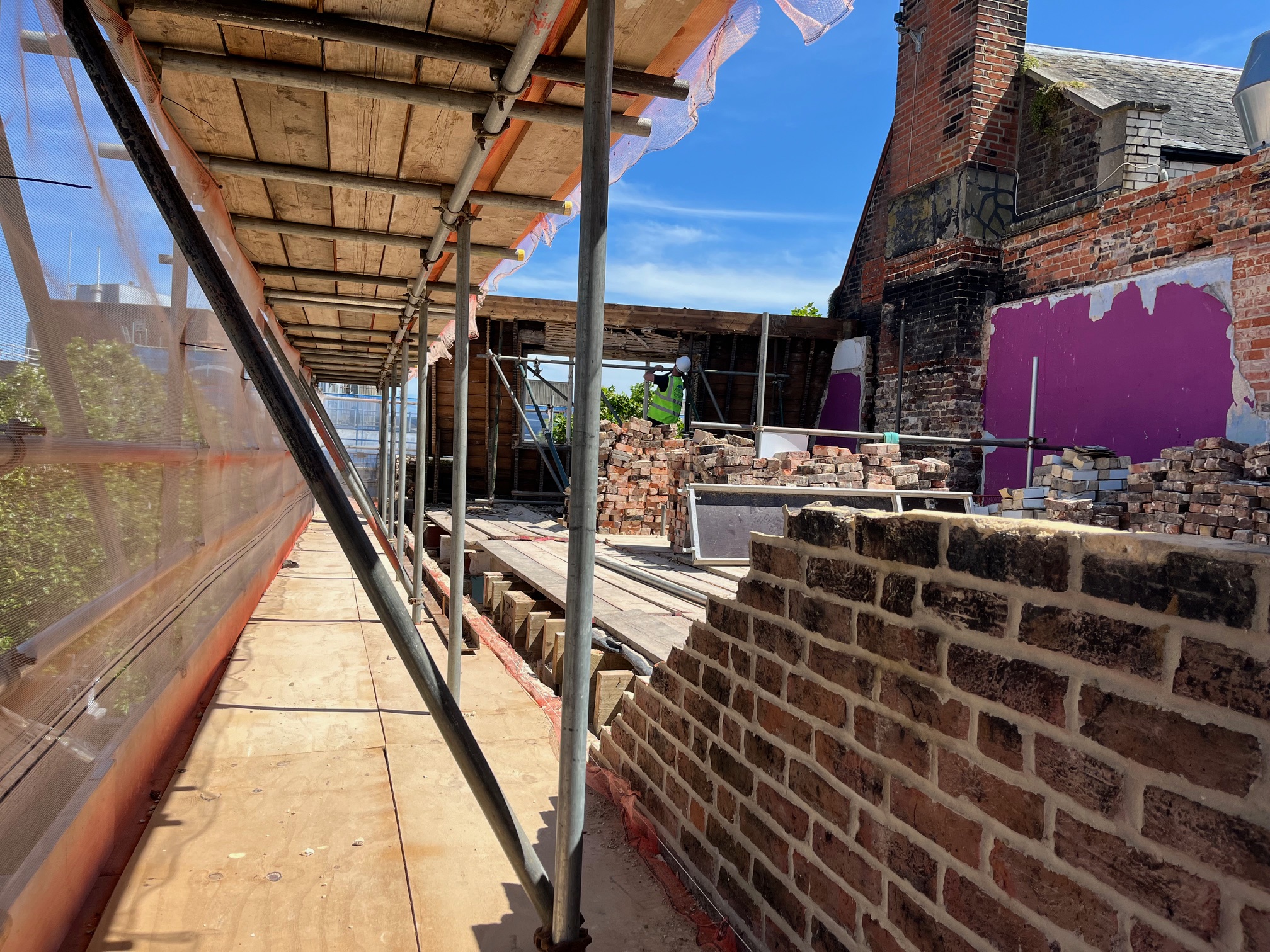 Portsmouth Guildhall Construction