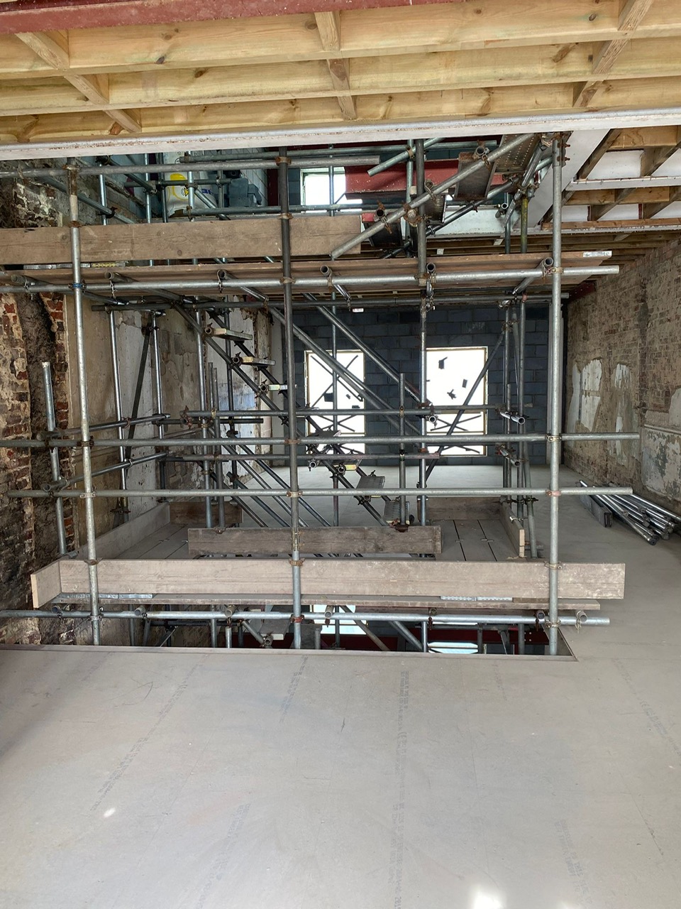 Portsmouth Guildhall Construction